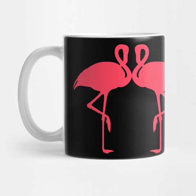 Two Pink Flamingos by TheDaintyTaurus